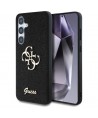 Guess Fixed Glitter Big 4G Metal Logo case for Samsung Galaxy S25 Plus black