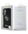 Guess Fixed Glitter Big 4G Metal Logo case for Samsung Galaxy S25 Plus black