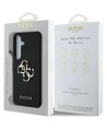 Guess Grained Big 4G Logo Small Classic Logo case for Samsung Galaxy S25 Plus black