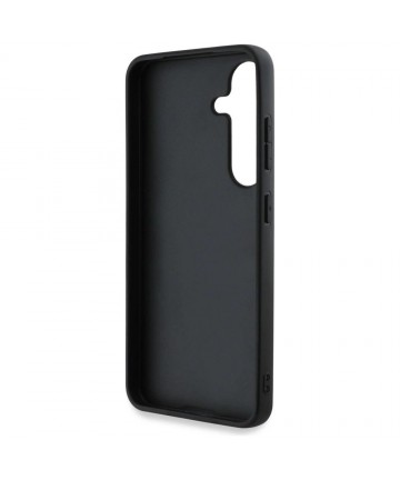 Guess Grained Big 4G Logo Small Classic Logo case for Samsung Galaxy S25 pink