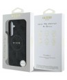 Guess Leather 4G Colored Ring Classic Logo MagSafe Case Samsung Galaxy S25 Plus black