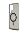 Guess Rhinestones Printed Classic Logo MagSafe Samsung Galaxy S25 Ultra case black
