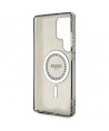 Guess Rhinestones Printed Classic Logo MagSafe Samsung Galaxy S25 Ultra case black