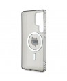 Karl Lagerfeld Button Choupette Head Printed Logo MagSafe Samsung Galaxy S25 Ultra case black