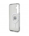 Case Karl Lagerfeld Button Karl Head Printed Logo MagSafe Samsung Galaxy S25 black
