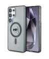 Case Karl Lagerfeld Button Karl Head Printed Logo MagSafe Samsung Galaxy S25 Ultra black