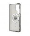 Case Karl Lagerfeld Button Karl Head Printed Logo MagSafe Samsung Galaxy S25 Ultra black