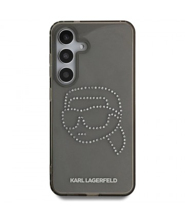 Case Karl Lagerfeld Rhinestones Karl Head Logo Samsung Galaxy S25 black