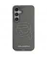 Case Karl Lagerfeld Rhinestones Karl Head Logo Samsung Galaxy S25 black