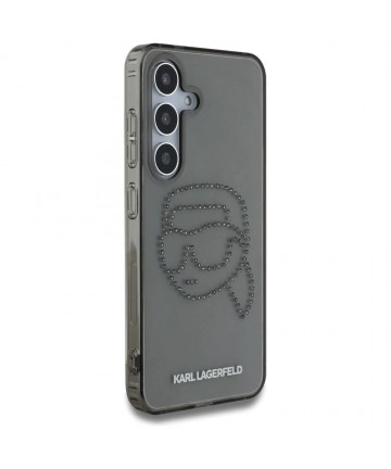Case Karl Lagerfeld Rhinestones Karl Head Logo Samsung Galaxy S25 black
