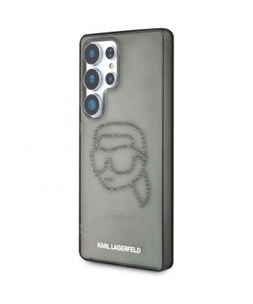 Case Karl Lagerfeld Rhinestones Karl Head Logo Samsung Galaxy S25 Ultra black