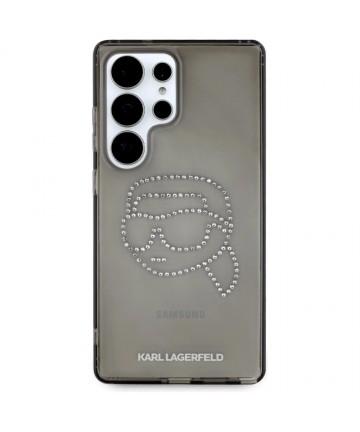 Case Karl Lagerfeld Rhinestones Karl Head Logo Samsung Galaxy S25 Ultra black