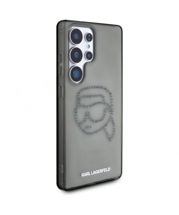 Case Karl Lagerfeld Rhinestones Karl Head Logo Samsung Galaxy S25 Ultra black