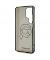 Case Karl Lagerfeld Rhinestones Karl Head Logo Samsung Galaxy S25 Ultra black