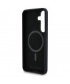 Case Karl Lagerfeld Silicone Graffiti Ikonik Printed Logo MagSafe Samsung Galaxy S25 black
