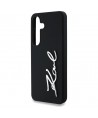 Case Karl Lagerfeld Silicone Metal Signature Logo Samsung Galaxy S25 black
