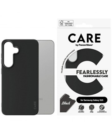 CARE by PanzerGlass Fashion Case for Samsung Galaxy S25 - Black