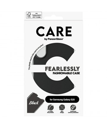 CARE by PanzerGlass Fashion Case for Samsung Galaxy S25 - Black