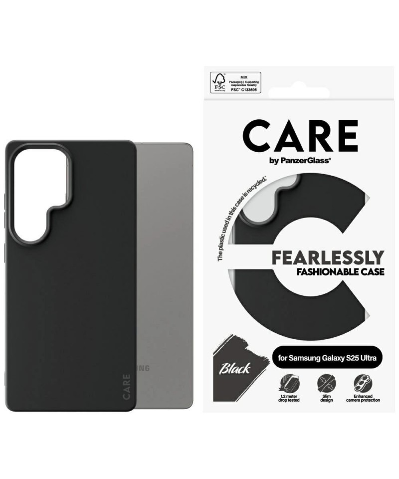 CARE by PanzerGlass Fashion Case for Samsung Galaxy S25 Ultra - Black