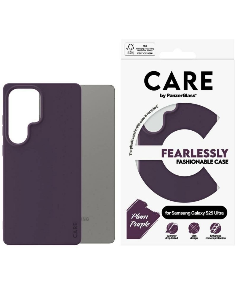 CARE by PanzerGlass Fashion Case for Samsung Galaxy S25 Ultra - Purple