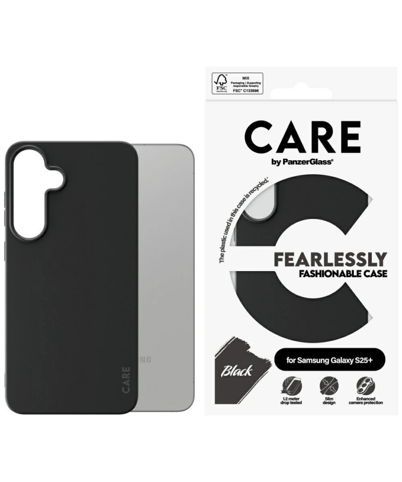 CARE by PanzerGlass Fashion Case for Samsung Galaxy S25+ - Black