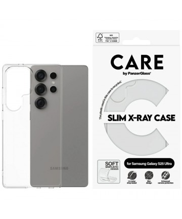 CARE by PanzerGlass Fashion X-Ray Case for Samsung Galaxy S25 Ultra - Transparent