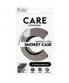 CARE by PanzerGlass Flagship Urban Combat Black QI Case for Samsung Galaxy S25 - Semi-transparent Smoke