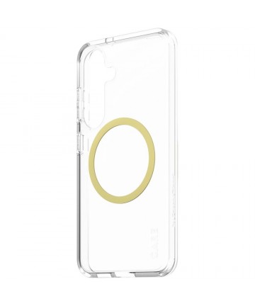CARE by PanzerGlass Flagship Urban Combat Chardonnay QI Case for Samsung Galaxy S25 - Transparent