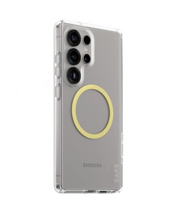 CARE by PanzerGlass Flagship Urban Combat Chardonnay QI Case for Samsung Galaxy S25 Ultra - Transparent