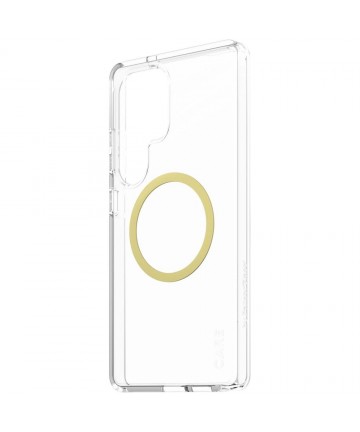 CARE by PanzerGlass Flagship Urban Combat Chardonnay QI Case for Samsung Galaxy S25 Ultra - Transparent