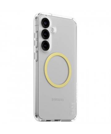 CARE by PanzerGlass Flagship Urban Combat Chardonnay QI Case for Samsung Galaxy S25+ - Transparent