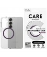 CARE by PanzerGlass Flagship Urban Combat Purple QI Case for Samsung Galaxy S25 - Transparent