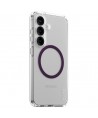CARE by PanzerGlass Flagship Urban Combat Purple QI Case for Samsung Galaxy S25 - Transparent