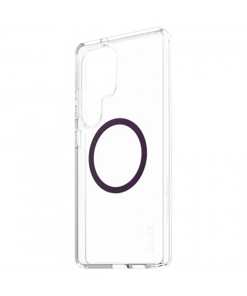 CARE by PanzerGlass Flagship Urban Combat Purple QI Case for Samsung Galaxy S25 Ultra - Transparent