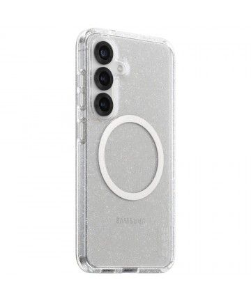 CARE by PanzerGlass Flagship Urban Combat Starlight White QI Case for Samsung Galaxy S25 - Transparent