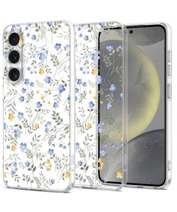 Tech-Protect FlexAir Case for Samsung Galaxy S25 - Daisies with Leaves
