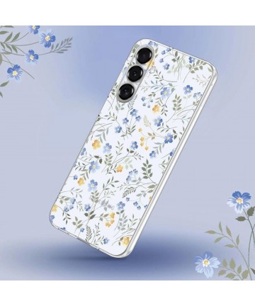 Tech-Protect FlexAir Case for Samsung Galaxy S25 - Daisies with Leaves