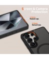Tech-Protect MagMat MagSafe Case for Samsung Galaxy S25 Ultra - Clear Black