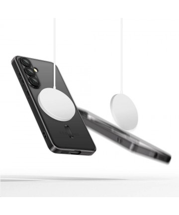 Tech-Protect MagMat MagSafe Case for Samsung Galaxy S25 - Clear Black