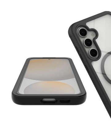 Tech-Protect Defense MagSafe Case for Samsung Galaxy S25 - Black