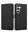 Tech-Protect Wallet Case for Samsung Galaxy S25 - Black