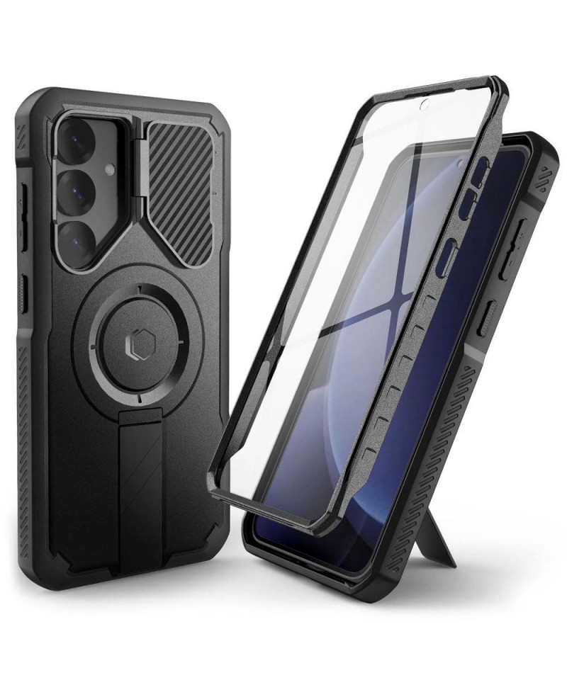 Tech-Protect Kevlar MagSafe+ Case for Samsung Galaxy S25 - Black