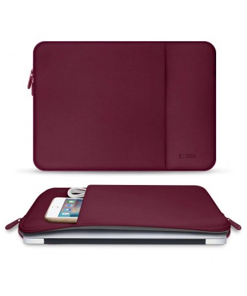 Tech-Protect Neoprene 14" Laptop Case - Burgundy