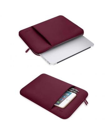 Tech-Protect Neoprene 14" Laptop Case - Burgundy