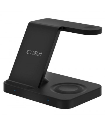 Tech-Protect QI15W-A37 3in1 Induction Wireless Charger 15W - Black