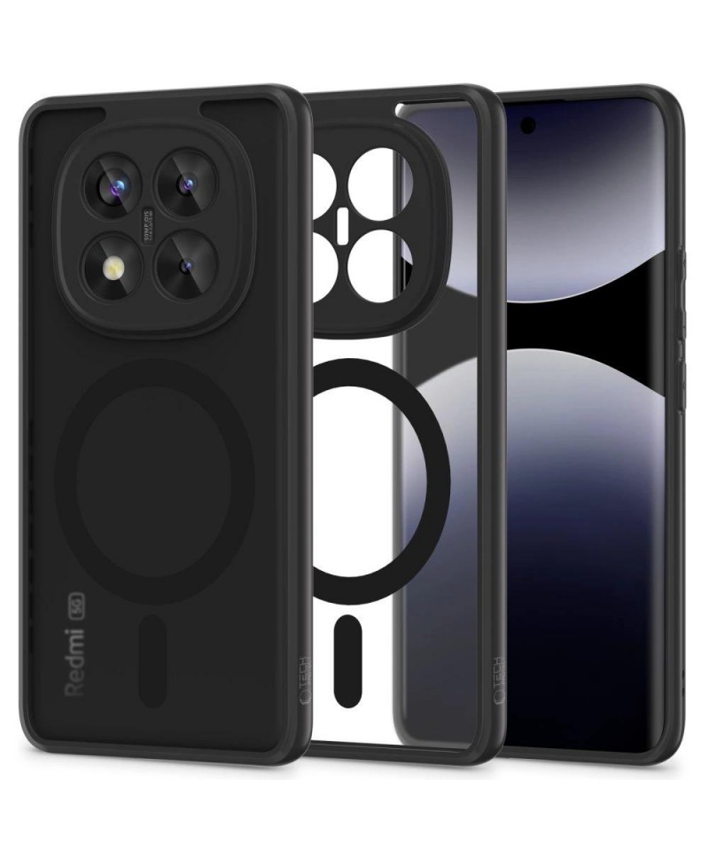 Tech-Protect MagMat MagSafe case for Xiaomi Redmi Note 14 Pro+ 5G - matte black