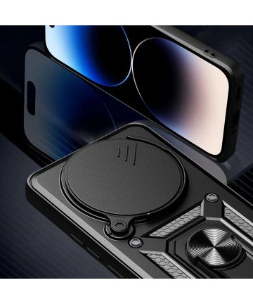 Tech-Protect CamShield Pro Case for Xiaomi Redmi Note 14 Pro+ 5G - Matte Black