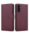 Tech-Protect Wallet Case for Samsung Galaxy A56 5G - Burgundy