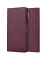 Tech-Protect Wallet Case for Samsung Galaxy A56 5G - Burgundy