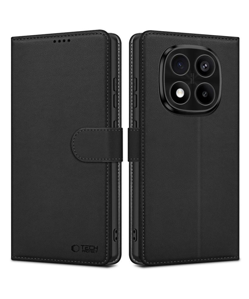 Tech-Protect Wallet Case for Xiaomi Redmi Note 14 Pro 5G / 14 Pro+ 5G / Poco X7 5G - Matte Black
